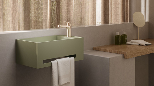 Раковина из искусственного камня Zenon Luna 4000.000.000.000.39677 50х30 подвесная цвет белый матовый - фото 4