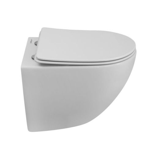 Чаша унитаза подвесная BelBagno AMANDA BB051CH-TOR-FC цвет белый без сиденья безободковая смыв торнадо - фото 4