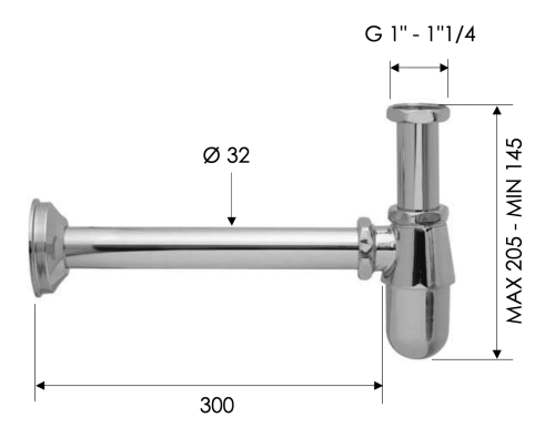 Сифон для раковины Remer 97010 - фото 2