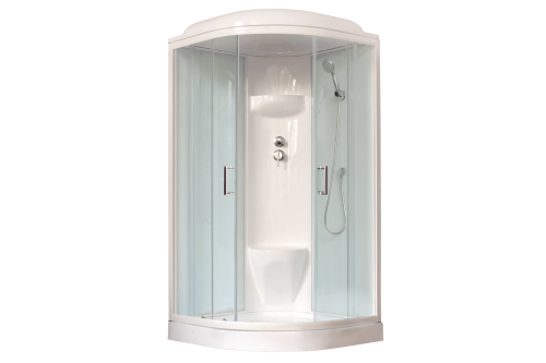 Душевая кабина Royal Bath НК RB100HK6-WT 100х100 четверть круга с крышей ориентация универсальная
