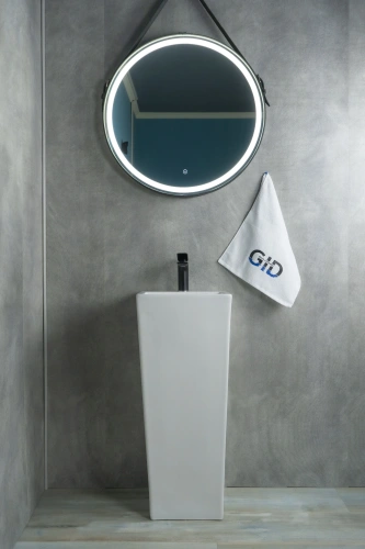 Раковина керамическая Gid Autonomo 81104 34х33 напольная цвет белый 1 отверстие под смеситель - фото 4