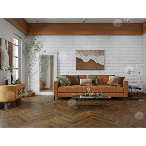 SPC ламинат Alpine Floor Nut ECO 22-4 MC Кенари толщина 0.4 см 43 класс 600х125 - фото 2