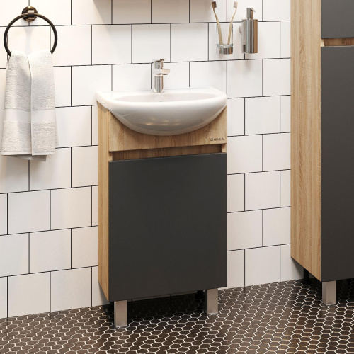 Тумба под раковину Onika Милтон 104512 43х25х68 напольная - фото 2