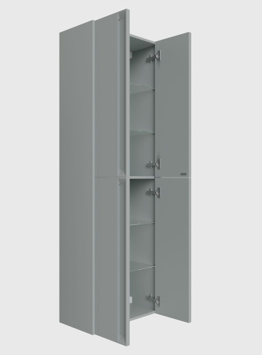 Шкаф-пенал Allen Brau Fantasy 2.0 1.11008.PWM 2.0 60х32х180 подвесной цвет серый - фото 2