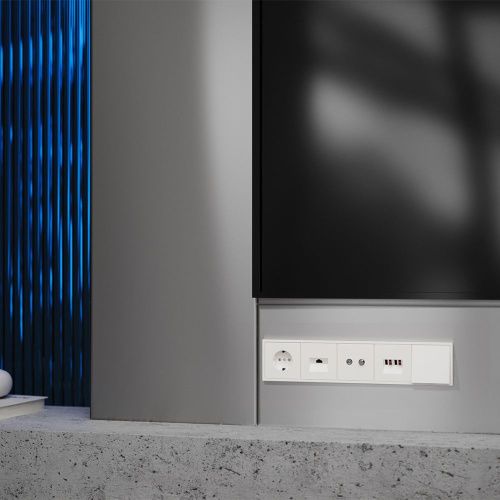 Накладка для розетки акустической 4-местной VOLTUM S70 VLS001513 - фото 5