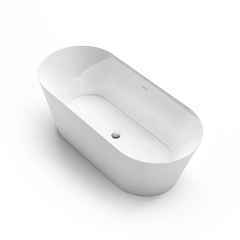 Ванна акриловая Gruppo Treesse INKA V385BO 150х70 отдельностоящая овальная