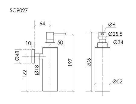 Дозатор Sancos Base SC9027GG