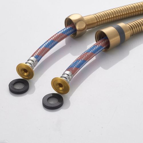 Гигиенический душ со смесителем Shevanik S9905G золотой сатин - фото 5