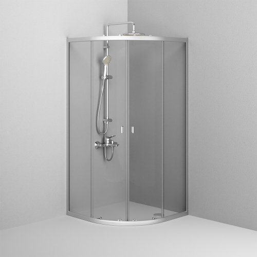 Душевой уголок Am.Pm X-Joy W88G-205-090MT64 90х90 стекло прозрачное профиль хром глянцевый без поддона - фото 4