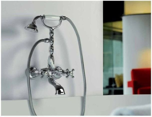 Смеситель для ванны с душем Paffoni Belinda FBLV022CR настенный хром - фото 3