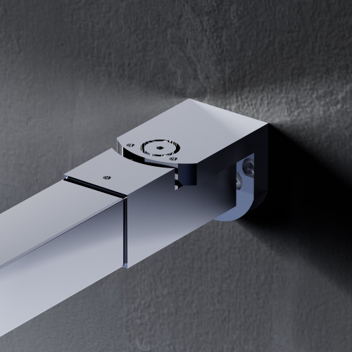 Душевая перегородка Am.Pm Func W84WI-90-F1-MTE 90х200 стекло прозрачное профиль хром глянцевый - фото 5