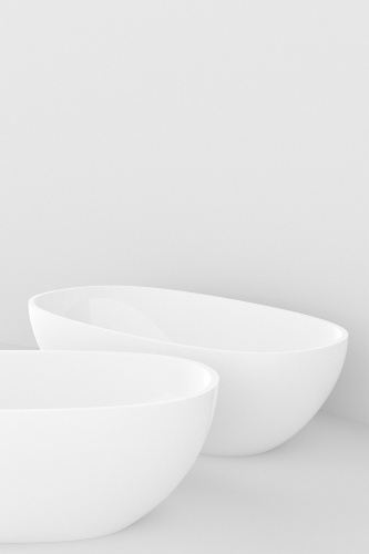 Ванна из искусственного камня Technova Ov VATO7 176х91 отдельностоящая овальная - фото 2