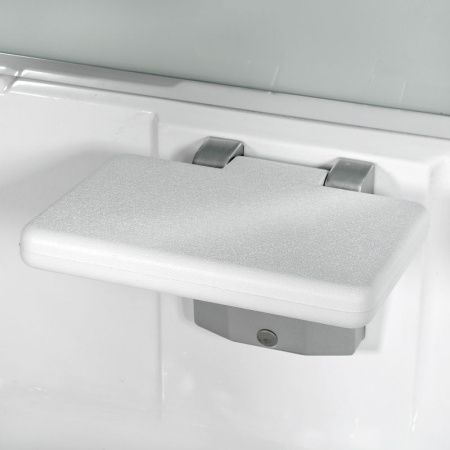 Душевой бокс AvaCan  EM4516LED 160х85 стекло матовое профиль хром
