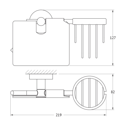 Бумагодержатель Artwelle Harmonie HAR 051 - фото 2
