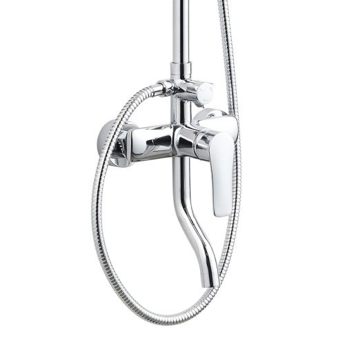 Душевая стойка Bond Circle B04-9100 настенная цвет хром глянцевый - фото 2