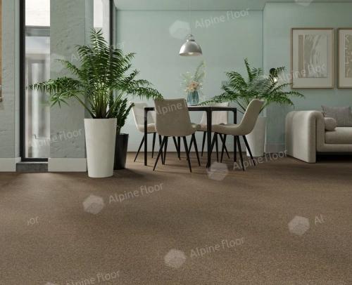Ковровая плитка Alpine Floor Huron 402-2 Сагино толщина 0.6 см 33 класс 500х500 - фото 5