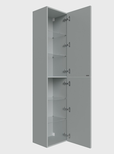 Шкаф-пенал Allen Brau Eclipse 2.0 1.E1005.PWM 2.0 40х32х180 подвесной цвет серый - фото 2