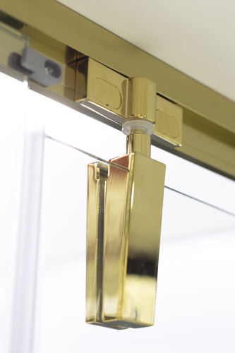 Душевая дверь Niagara Nova NG-43-11AG 110х195 стекло прозрачное профиль золото глянцевое - фото 5