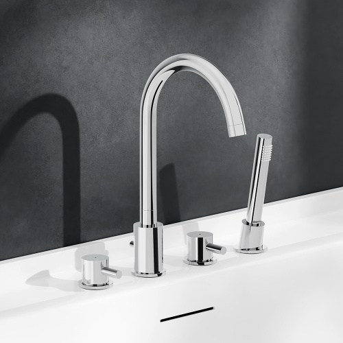 Смеситель Damixa Scandinavian Pure 360400000 на борт ванны хром - фото 4