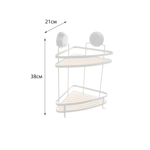 Полка в ванную комнату Fixsen Magic FX-920B-2 - фото 4