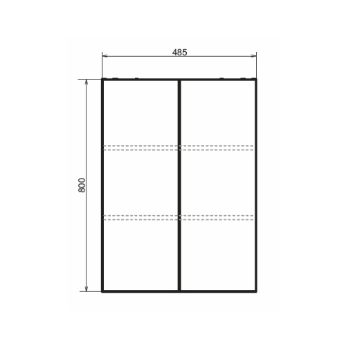 Шкаф Comforty 00-00009235CF 49х15х80 подвесной - фото 2