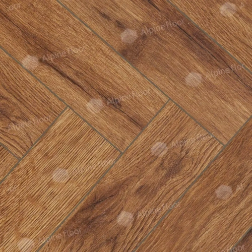 Ламинат Alpine Floor Herringbone 12 LF105-09 Дуб Калабрия толщина 1.2 см 34 класс 600х100 - фото 3