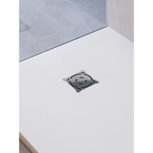 Душевой поддон RGW Stone Tray 16152088-01 80х80 искусственный камень белый без ножек - фото 4