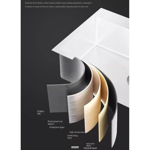 Кухонная мойка Savol S-SC001W 75х46 цвет белый поверхность матовая - фото 4