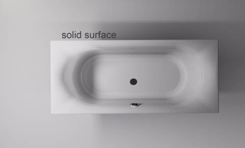 Ванна из искусственного камня Astra-Form Лира 01010076 170х75 пристенная прямоугольная с ножками - фото 2