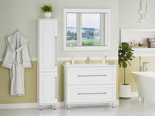 Тумба под раковину Misty Марта П-Мрт07100-011Пр 99х41х72 напольная - фото 5