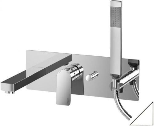 Смеситель для ванны с душем Paffoni TI001BO встраиваемый в стену