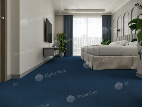 Ковровая плитка Alpine Floor Huron 402-5 Ниагара толщина 0.6 см 33 класс 500х500 - фото 2