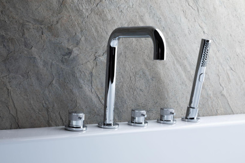 Смеситель Allen Brau Priority 5.31007-00 на борт ванны хром - фото 4