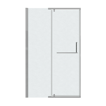 Душевая дверь Grossman Pragma 100.K33.03.120.10.02 120х195 стекло текстурное профиль хром глянцевый