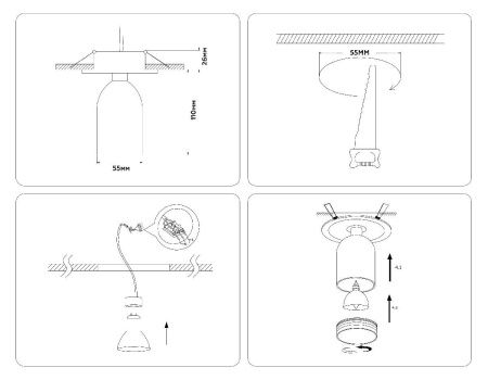 Спот Ambrella Light Move (Мове) TA1273