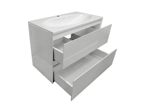 Тумба с раковиной Эстет Malta ФР-00007058 80х47х61 подвесная цвет белый - фото 3