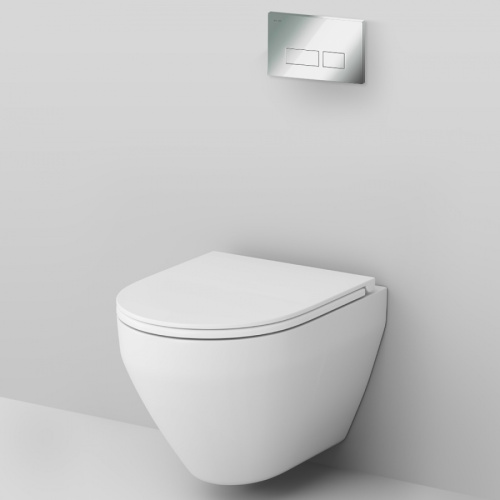 Комплект унитаз с инсталляцией с клавишей смыва Am.Pm Spirit V2.0 IS47051.701700 - фото 3