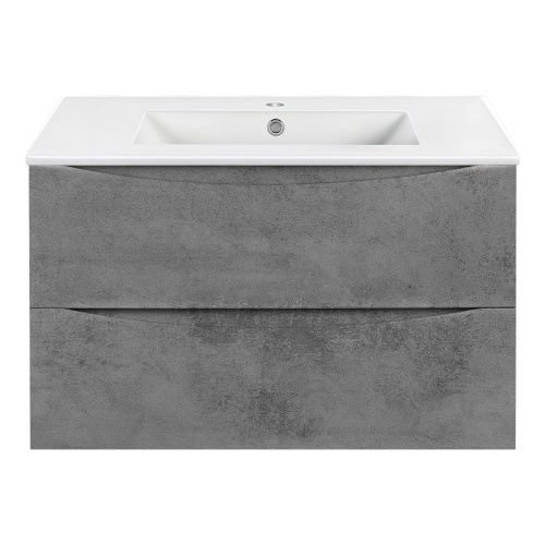 Тумба под раковину Vincea Mia VMC-2MC750BT 75х50х46 подвесная цвет серый - фото 2