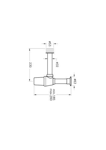 Сифон для раковины Vitra Syphon A45109 - фото 2