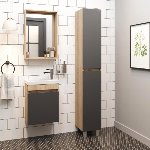 Тумба под раковину Onika Милтон 104511 44х24х56 подвесная - фото 5