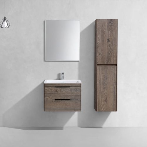 Тумба под раковину Vincea Chiara 2D VMC-2C2600RO 60х50 подвесная цвет коричневый - фото 2
