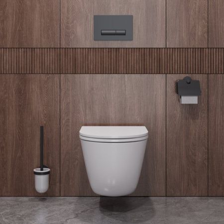 Унитаз подвесной Cezares RELAX CZR-3806-53-TH-TOR/SC белый с сиденьем микролифт безободковый смыв торнадо