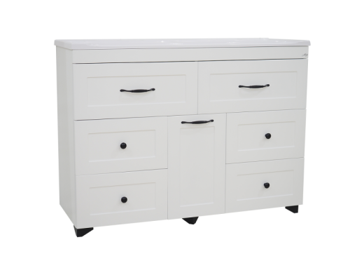 Тумба под раковину Misty Дуэт П-Ду011206я01-1 120х44х82 напольная - фото 2