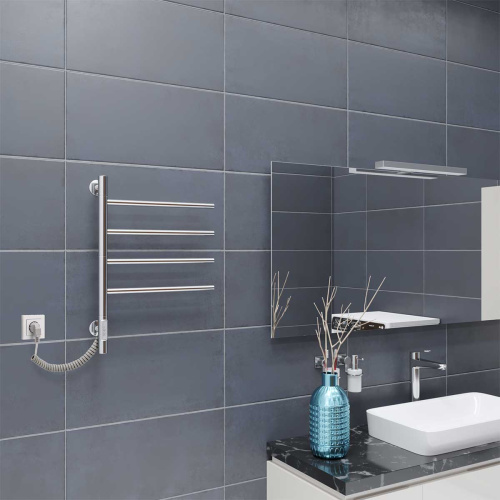 Полотенцесушитель Vincea VTD-1S1CE 43х60 электрический хром