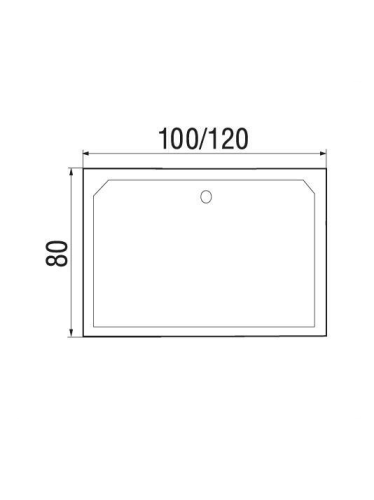 Душевой поддон WEMOR 120/80/41 S (10000006059) 120х80 акрил белый с каркасом - фото 2