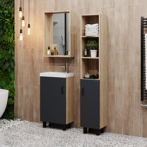 Тумба под раковину Onika Тимбер 104509 45х26х68 напольная - фото 5