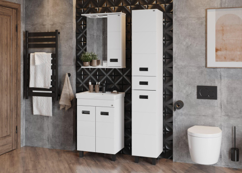 Зеркало-шкаф Onika Балтика 205846 58х16х71 подвесной - фото 4