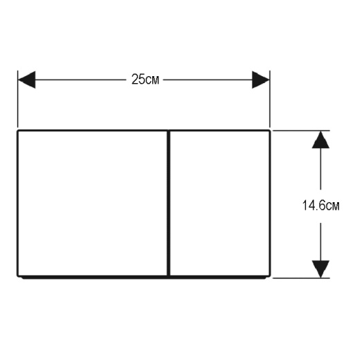 Клавиша смыва механическая Geberit Sigma 115.622.14.1 цвет черный матовый - фото 2