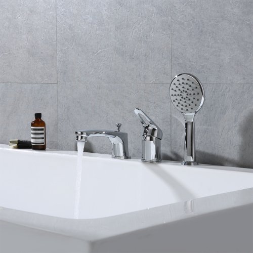 Смеситель для ванны LeMark Luna LM4145C на борт ванны хром - фото 2