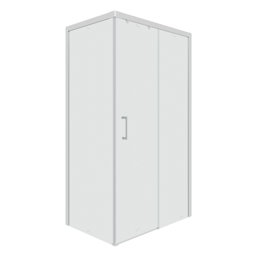 Душевой уголок Cerutti SPA VITO110-R 110х80 стекло прозрачное профиль хром глянцевый без поддона